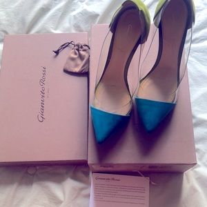 GIANVITO ROSSI PLEXI HEELS
